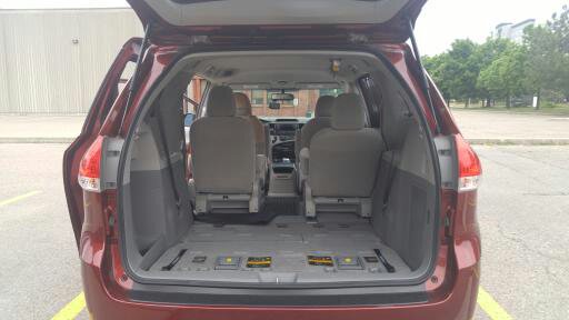 VAN trunk space